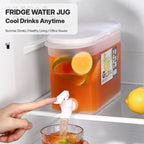 3.5L Fridge Beverage Dispenser with Tap for Cold Drinks