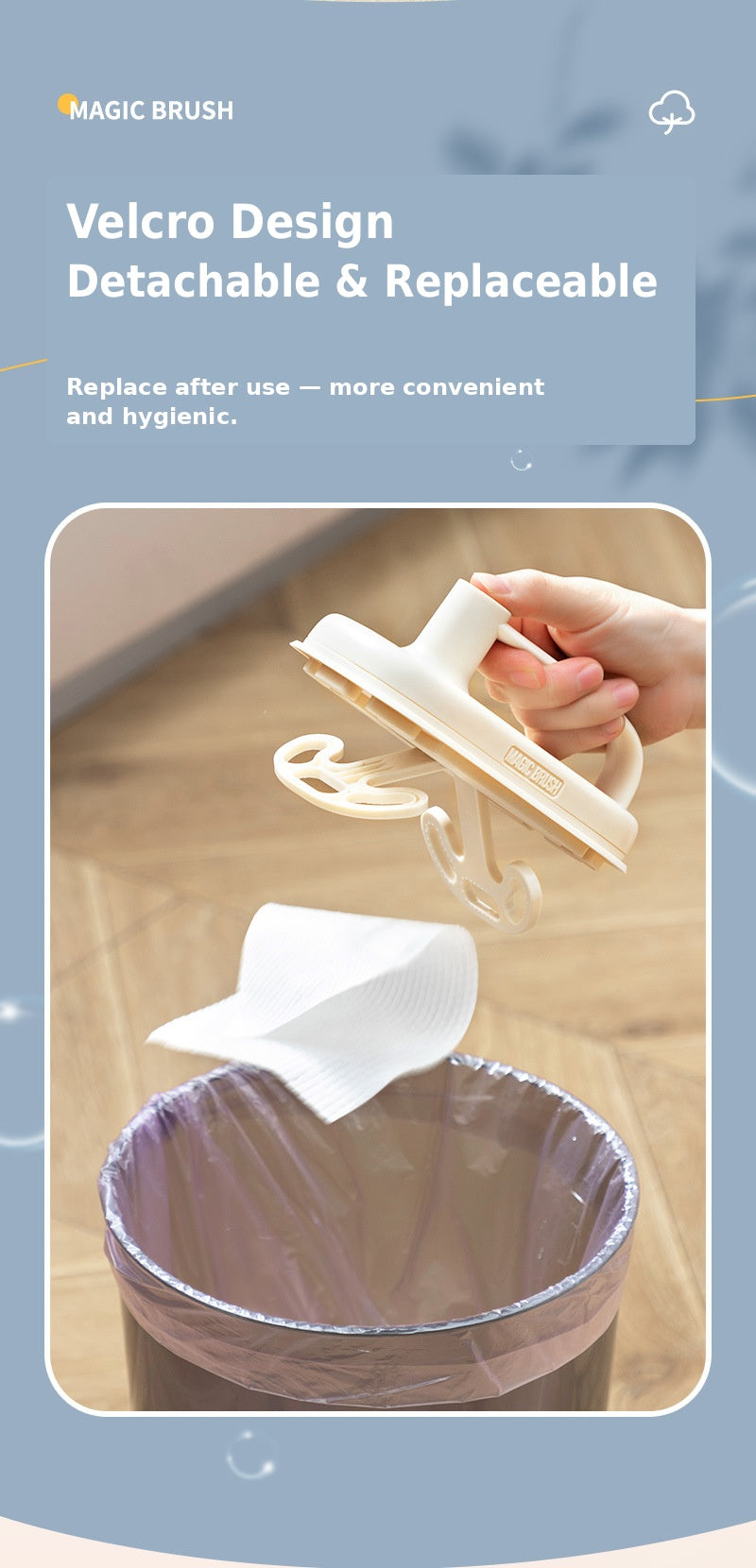 Disposable Cleaning Wipes for Kitchen Grease & Home Cleaning