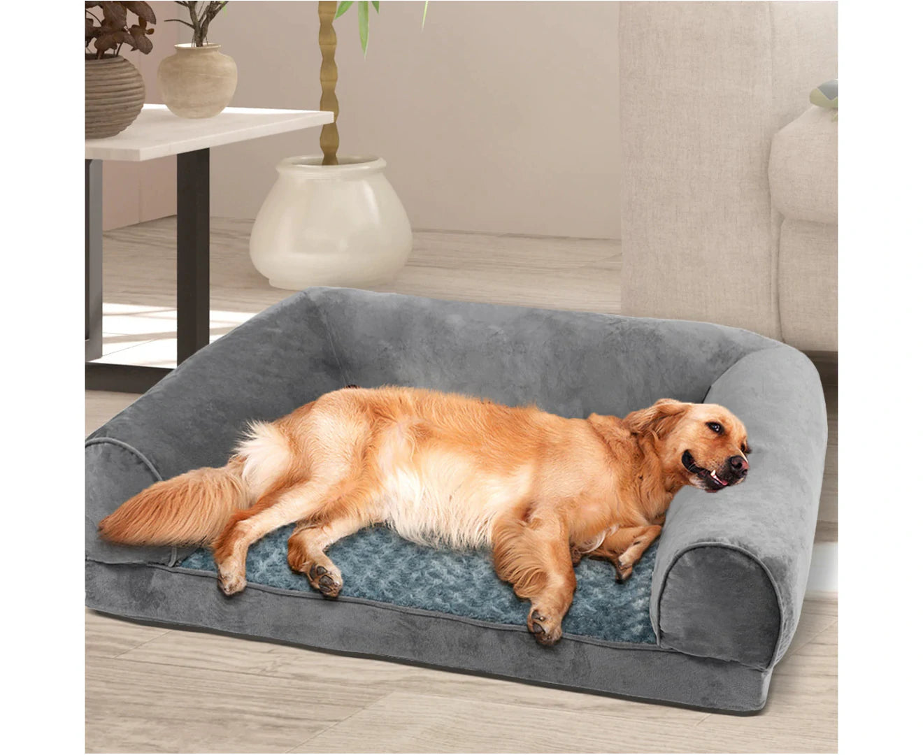 Pet Bed Sofa Dog Bedding Soft Warm Mattress Cushion Pillow Mat Plush XL