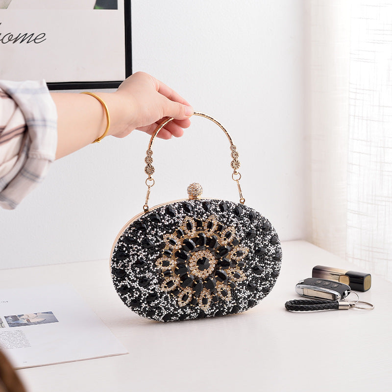Luxury Crystal Evening Clutch Bag