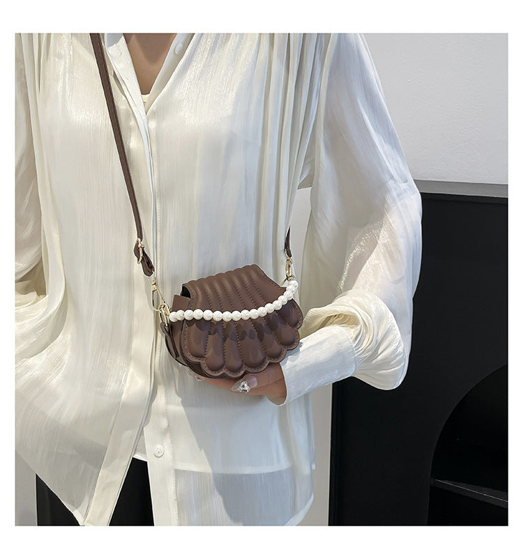 Pearl Shell Crossbody Handbag