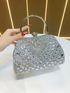 Luxury Crystal Evening Clutch Bag Sparkly Rhinestone Handbag
