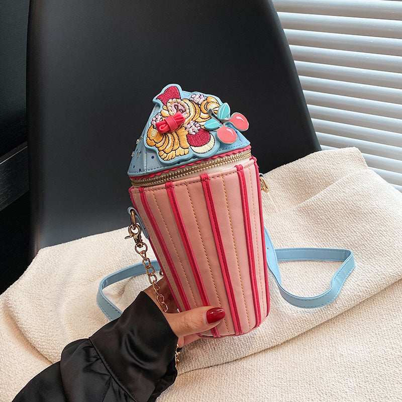 Cute Mini Box Crossbody Bag Lipstick Phone Bag Small Shoulder Purse for Women