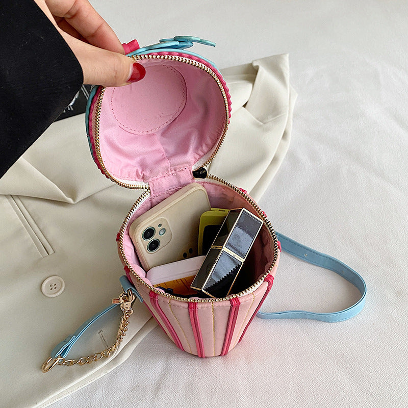Cute Mini Box Crossbody Bag Lipstick Phone Bag Small Shoulder Purse for Women