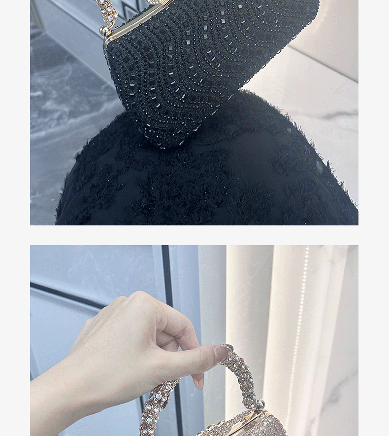 Luxury Rhinestone Evening Handbag