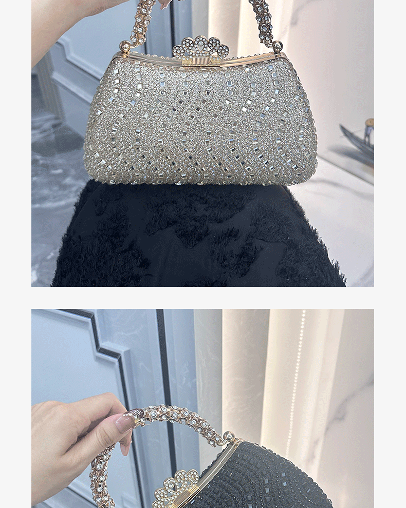 Luxury Rhinestone Evening Handbag