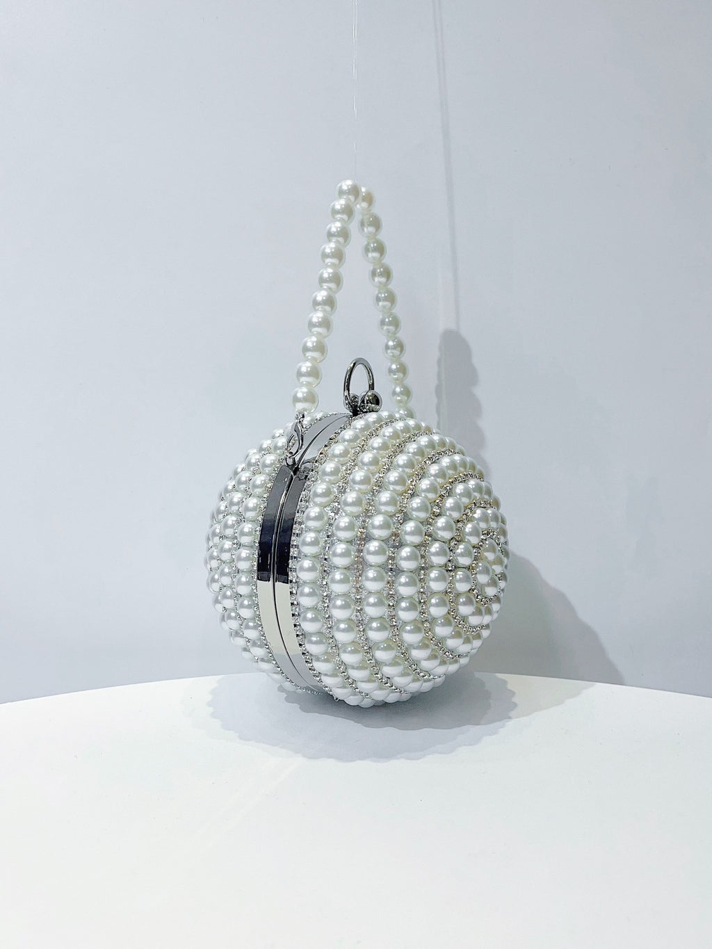 Pearl Sphere Evening Bag