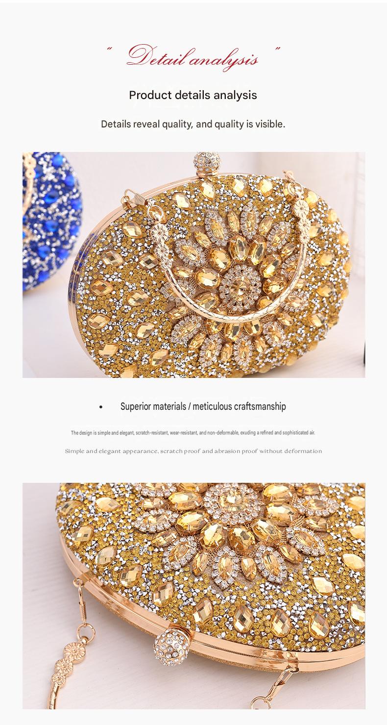 Luxury Crystal Evening Clutch Bag
