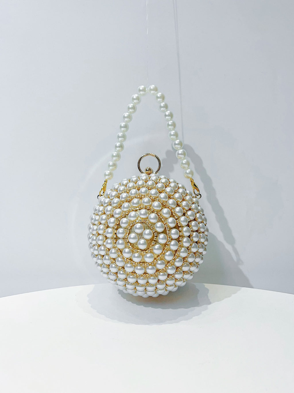 Pearl Sphere Evening Bag