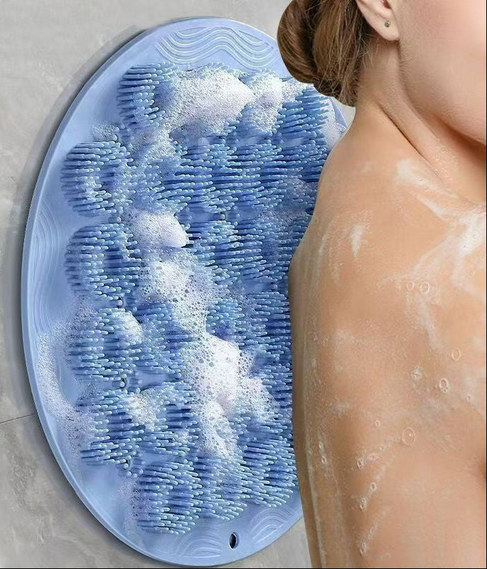 Silicone Back Scrubber Bath Brush for Shower & Body Cleaning