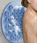 Silicone Back Scrubber Bath Brush for Shower & Body Cleaning