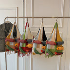Boho Tassel Knit Tote Bag
