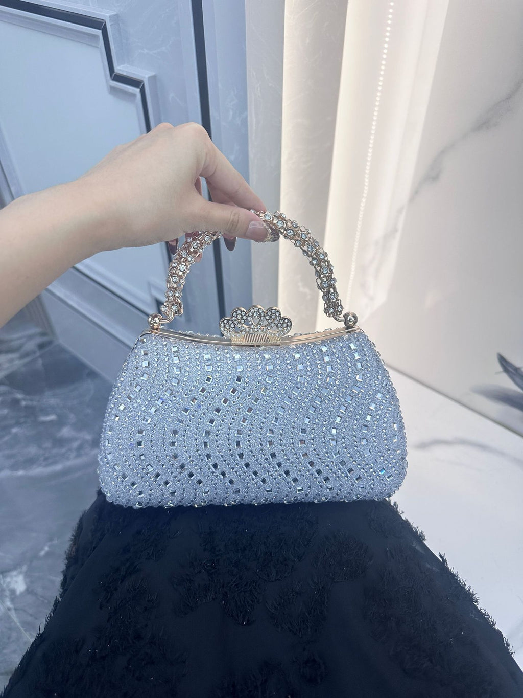 Luxury Rhinestone Evening Handbag