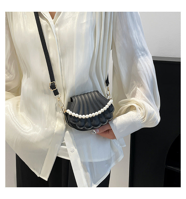 Pearl Shell Crossbody Handbag