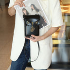 Vintage Owl Crossbody Phone Bag