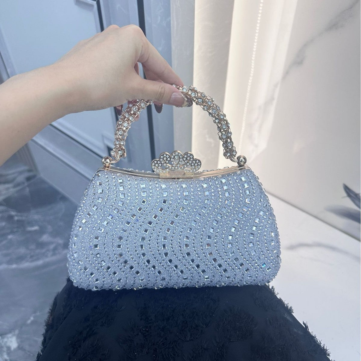 Luxury Rhinestone Evening Handbag