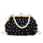 Pearl Shell Flower Evening Bag