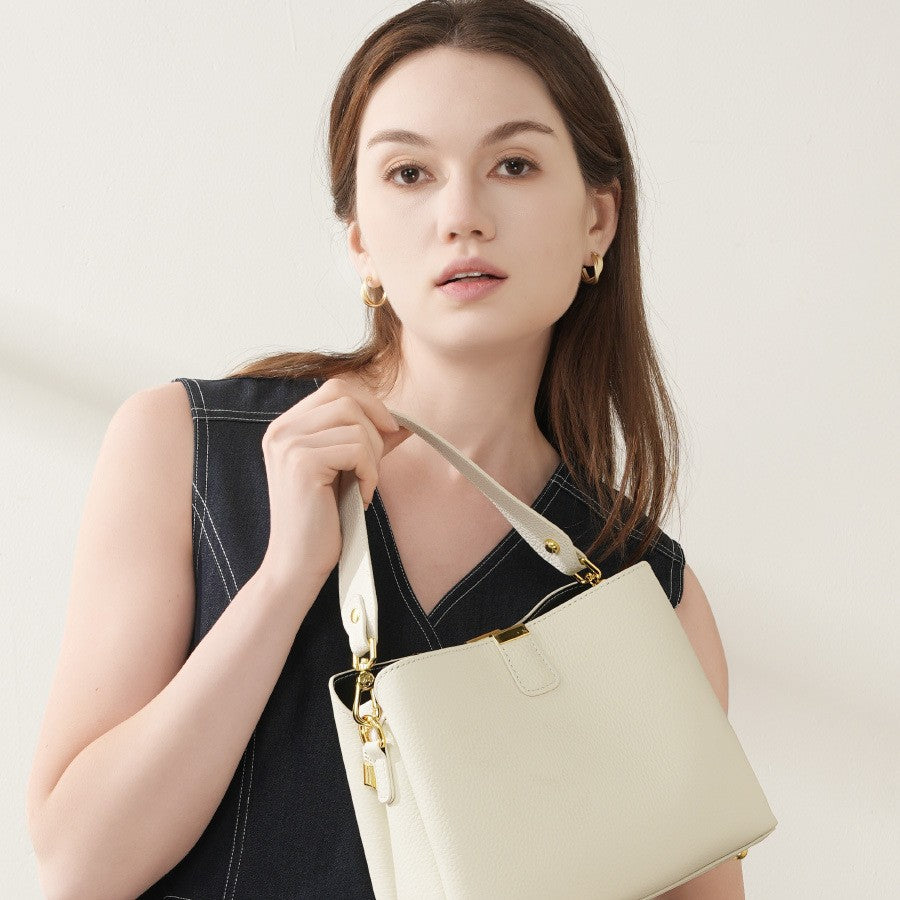 PU bucket shoulder bag