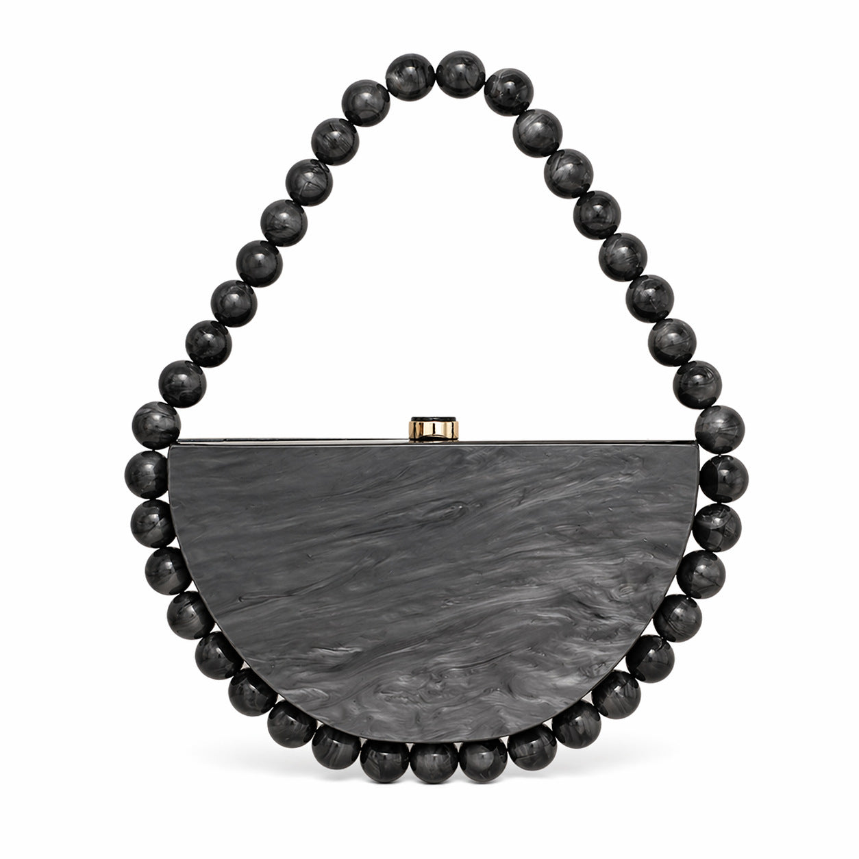 Vintage Pearl Acrylic Evening Clutch Bag