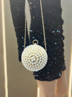 Pearl Sphere Evening Bag