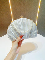 Pearl Shell Evening Clutch Bag