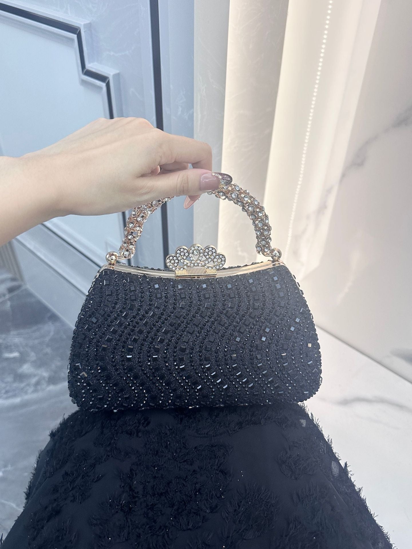 Luxury Rhinestone Evening Handbag