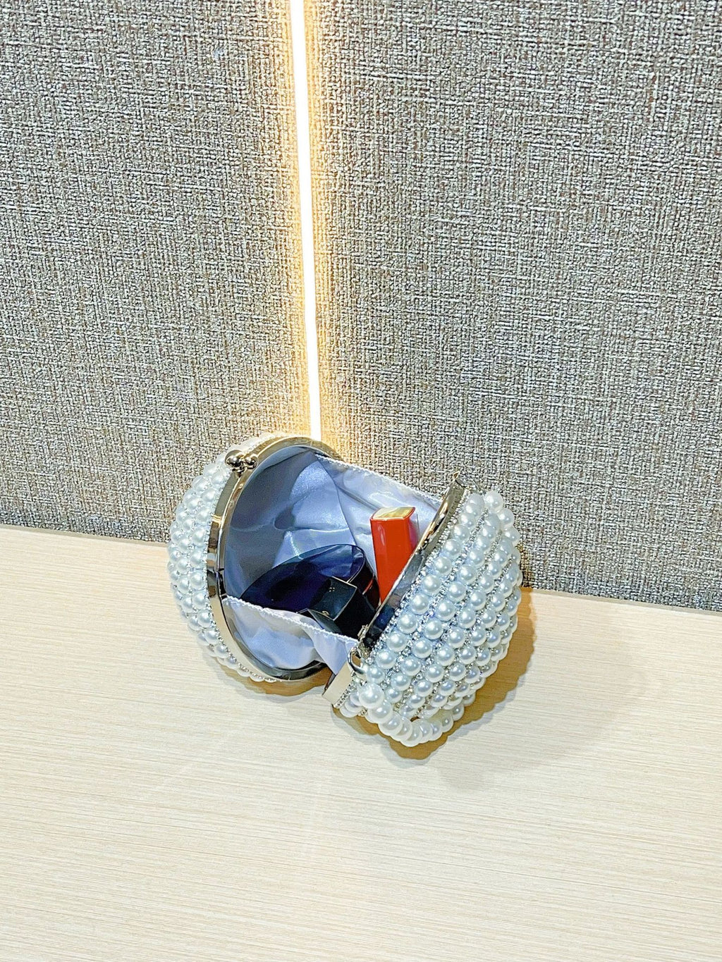 Pearl Sphere Evening Bag
