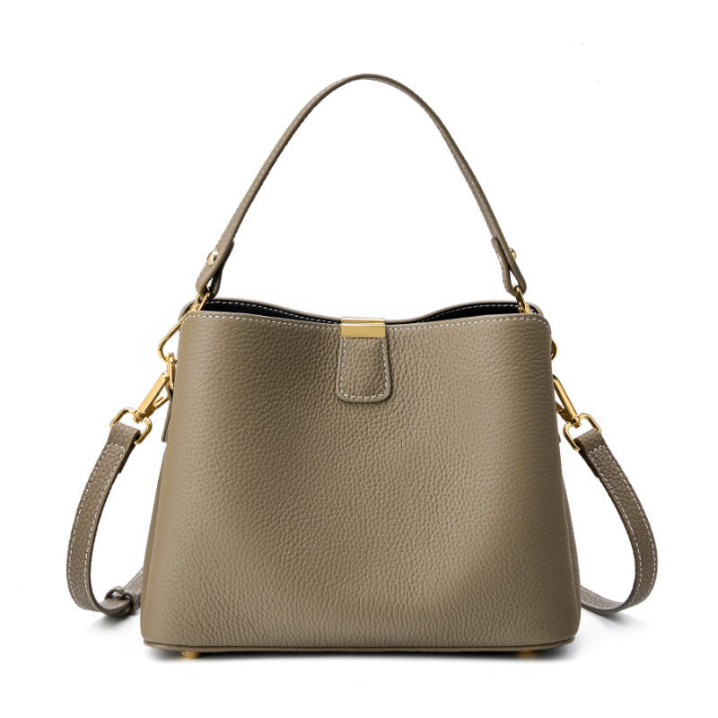 PU bucket shoulder bag