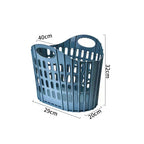 Foldable Hanging Laundry Basket for Bathroom & Bedroom Storage