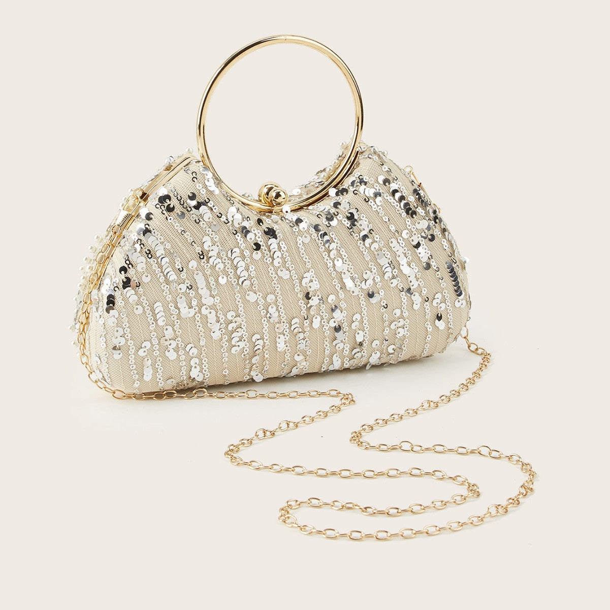 Luxury Rhinestone Evening Clutch Sparkly Crystal Handbag Wedding Party Purse