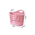 Foldable Hanging Laundry Basket for Bathroom & Bedroom Storage