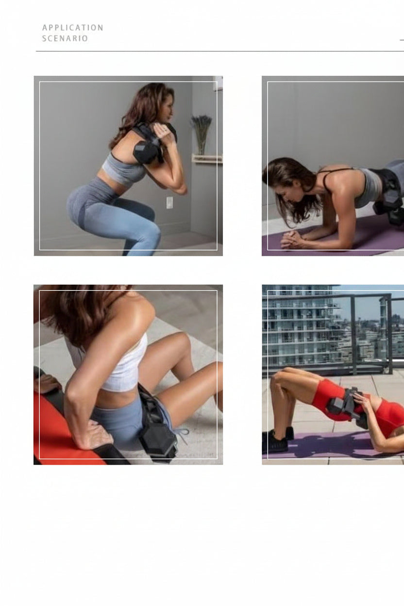 Portable Hip Thrust Training Belt for Glute & Lower Body Workouts