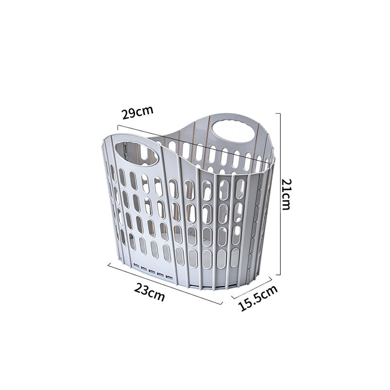 Foldable Hanging Laundry Basket for Bathroom & Bedroom Storage