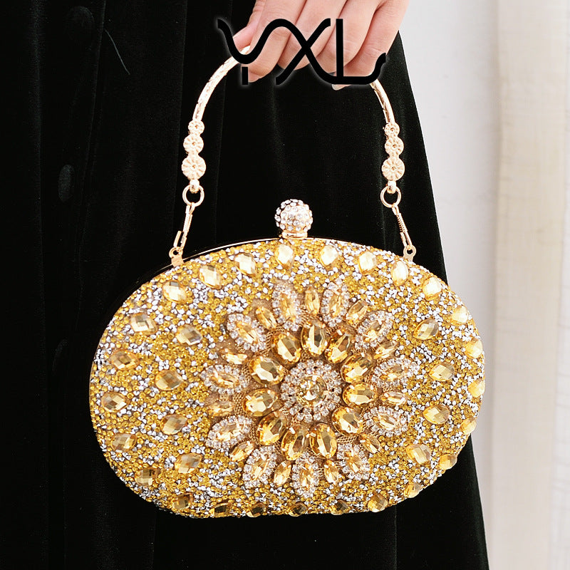 Luxury Crystal Evening Clutch Bag