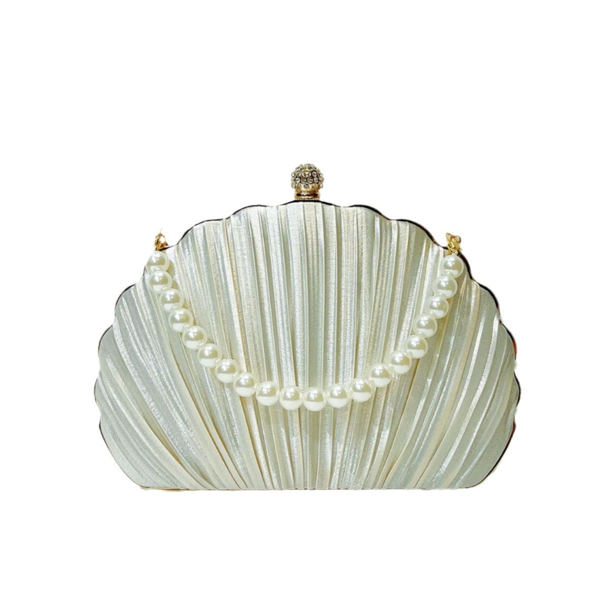Pearl Shell Evening Clutch Bag