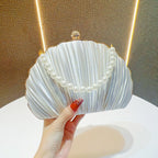 Pearl Shell Evening Clutch Bag