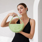 Vintage Pearl Acrylic Evening Clutch Bag