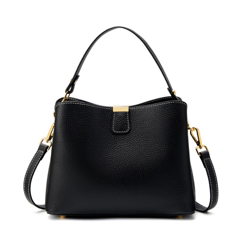 PU bucket shoulder bag
