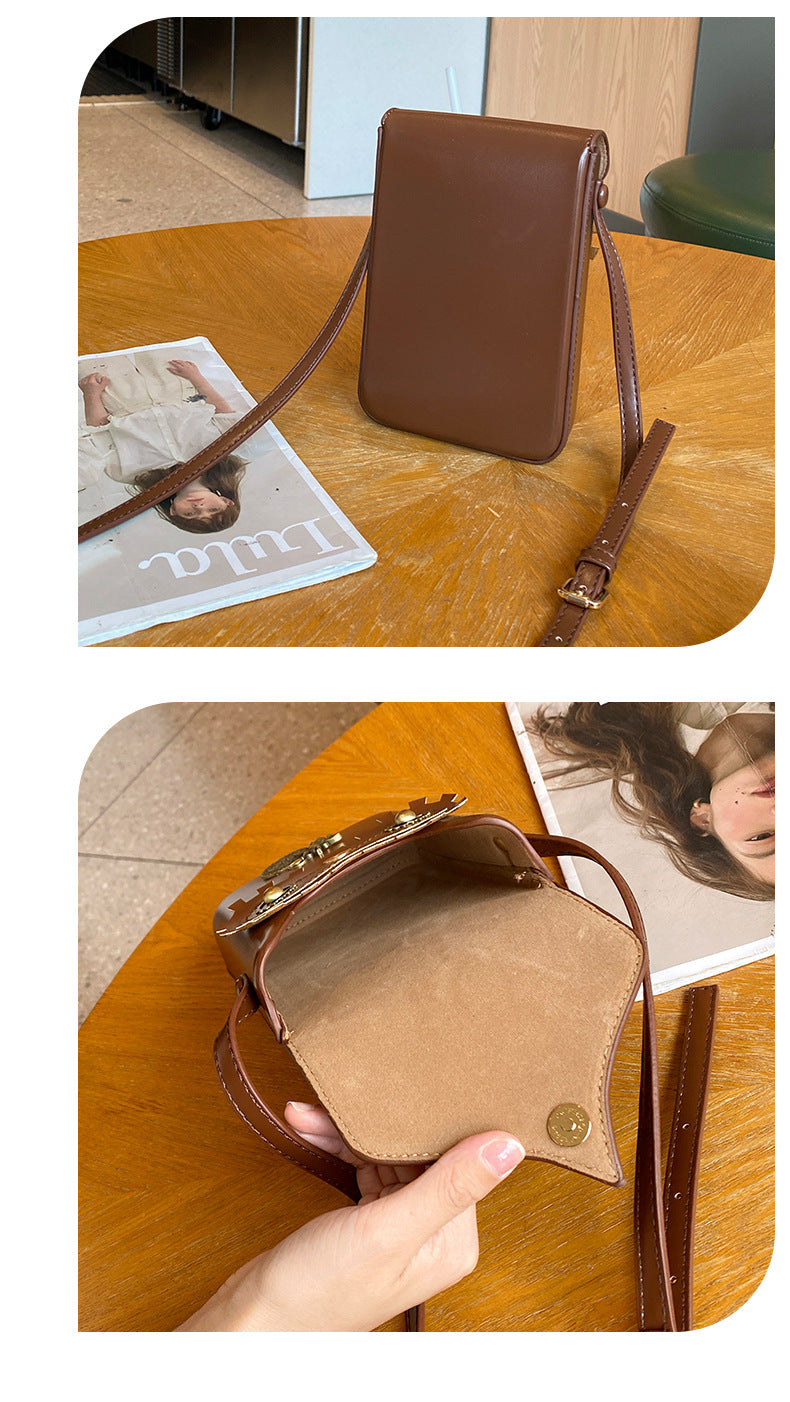 Vintage Owl Crossbody Phone Bag
