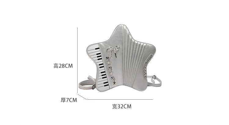Vintage Star Shoulder Bag Y2K Crossbody Handbag Fashion Tote Purse for Women