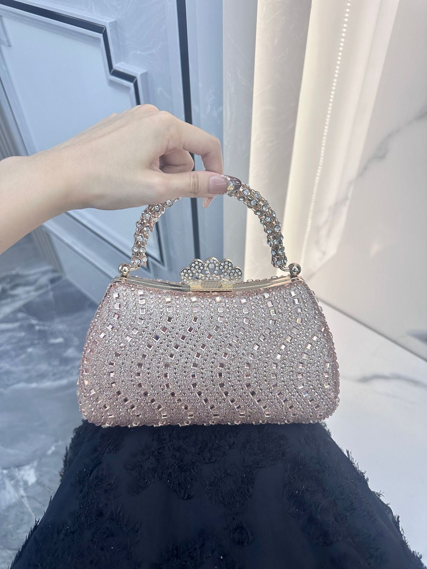 Luxury Rhinestone Evening Handbag
