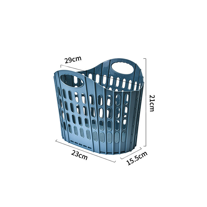 Foldable Hanging Laundry Basket for Bathroom & Bedroom Storage