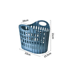 Foldable Hanging Laundry Basket for Bathroom & Bedroom Storage