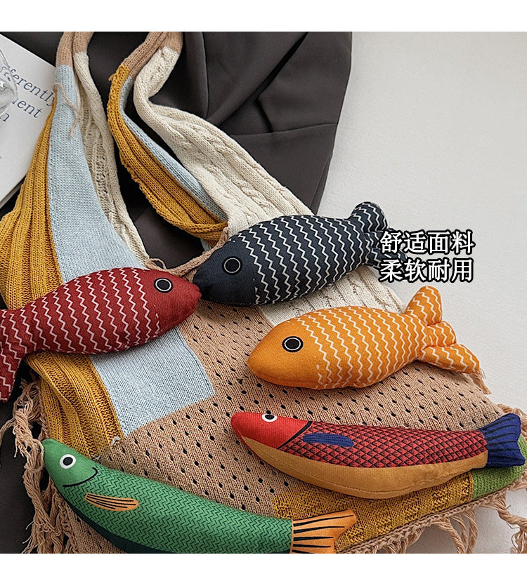 Boho Tassel Knit Tote Bag