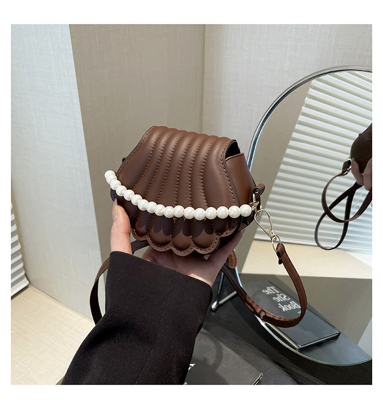 Pearl Shell Crossbody Handbag