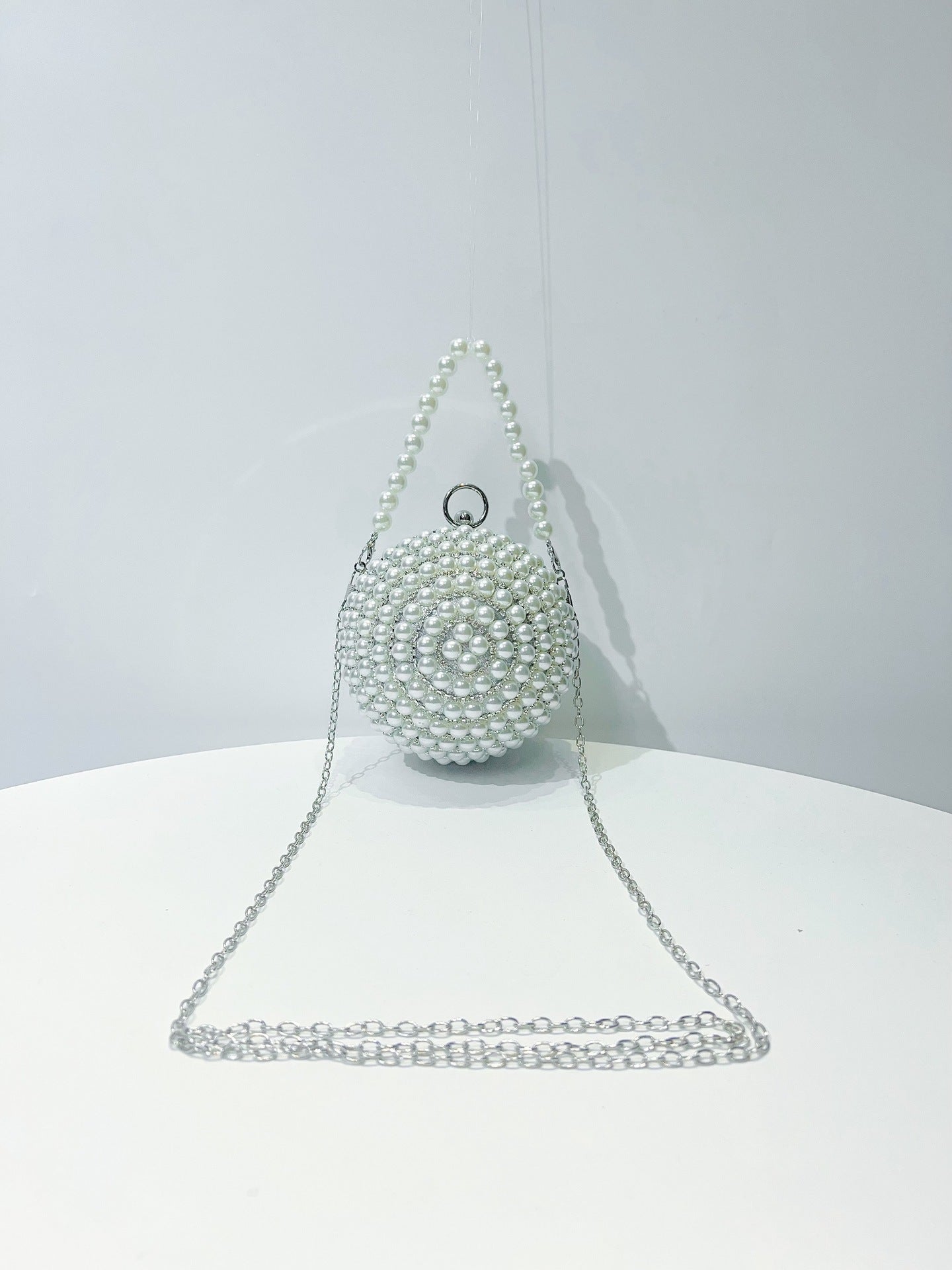 Pearl Sphere Evening Bag