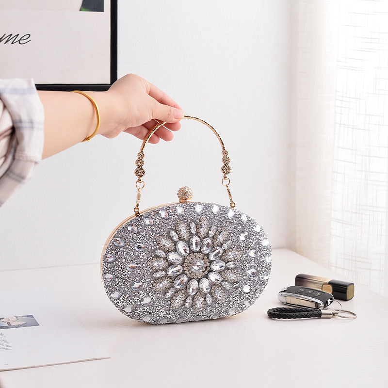 Luxury Crystal Evening Clutch Bag