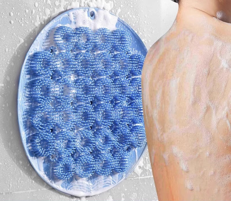 Silicone Back Scrubber Bath Brush for Shower & Body Cleaning