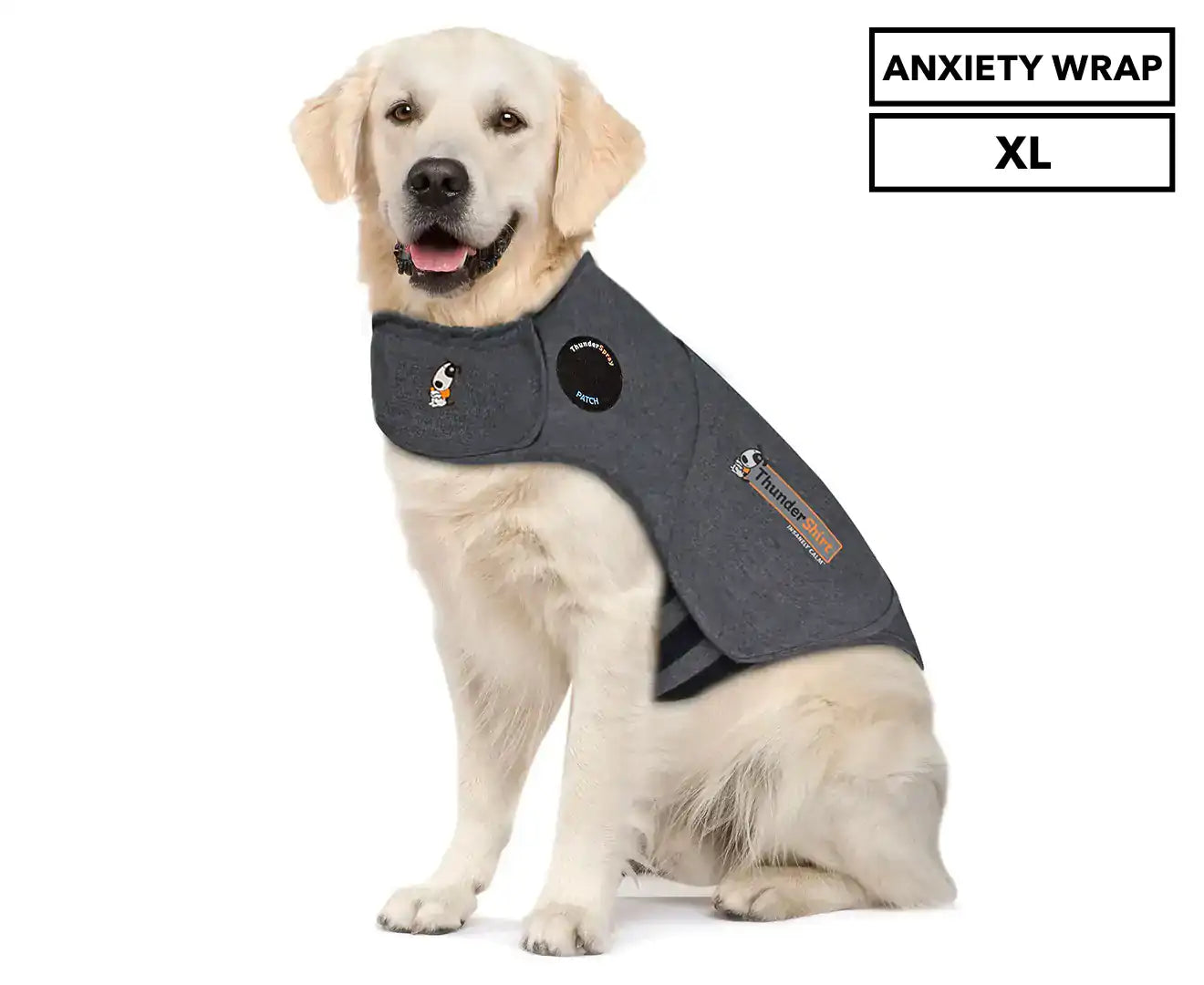 Thundershirt Extra Large Dog Anxiety Jacket - Grey